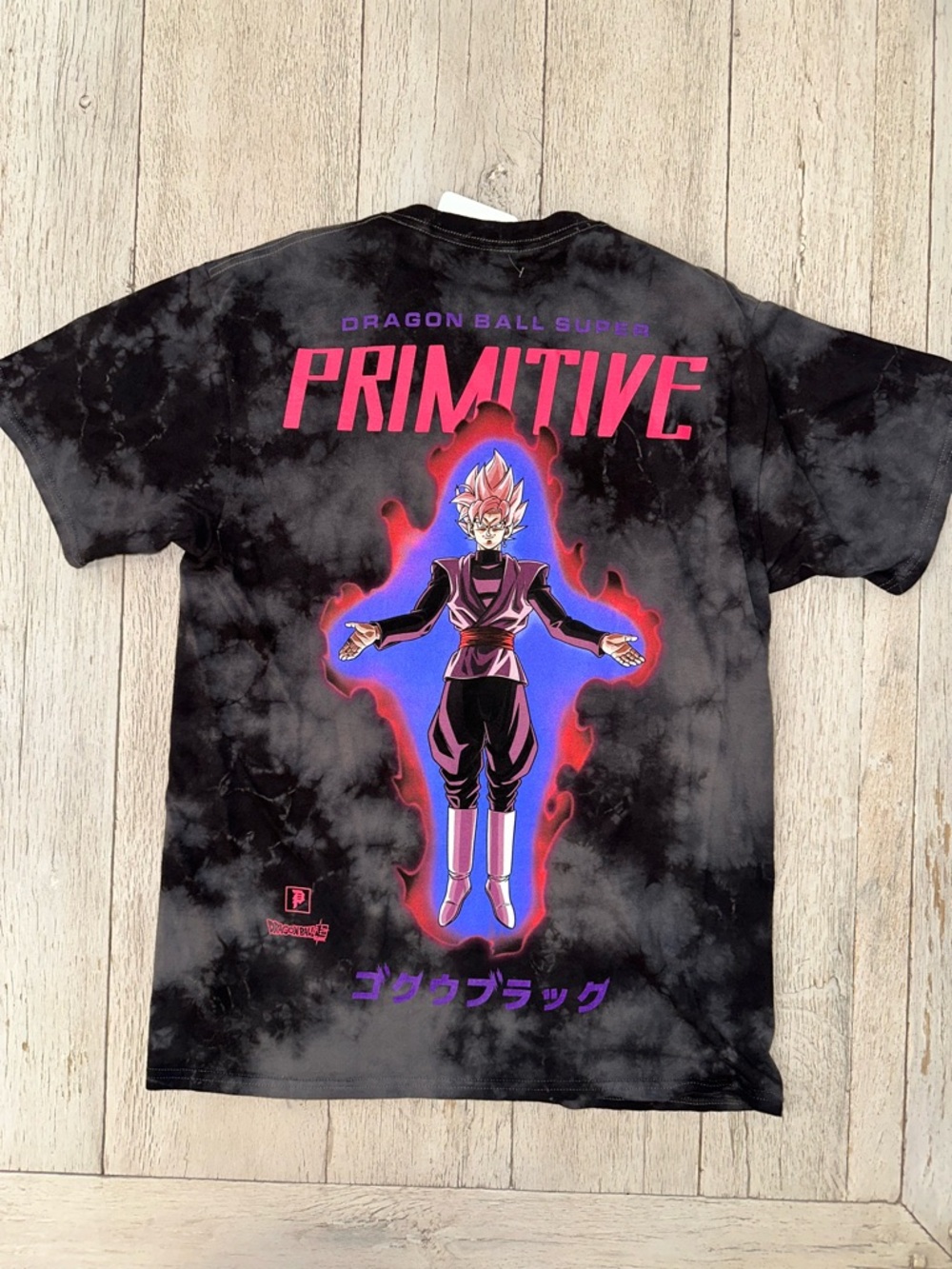 Primitive x Dragon Ball Super: Goku Black Rose Tie-Dye Tee